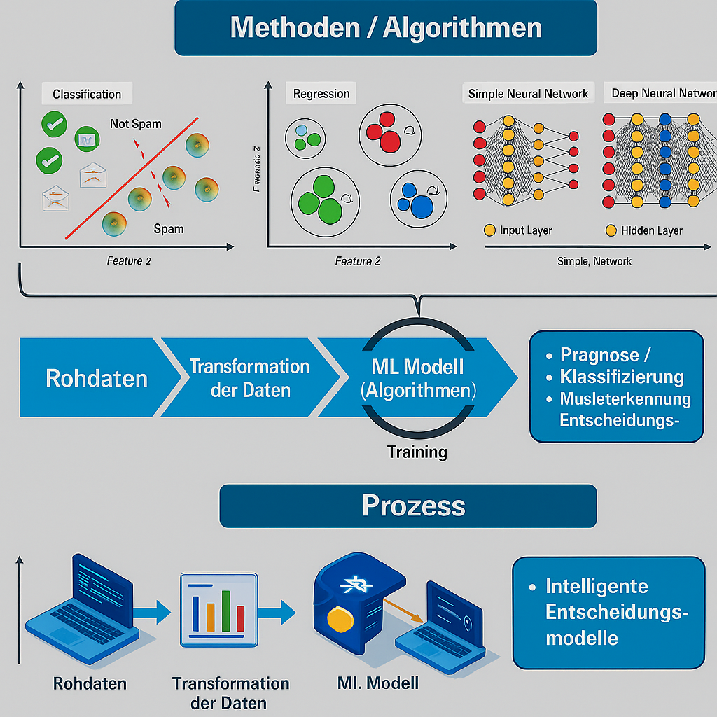 Zeitreihen, Prognosebänder und ML-Workflow