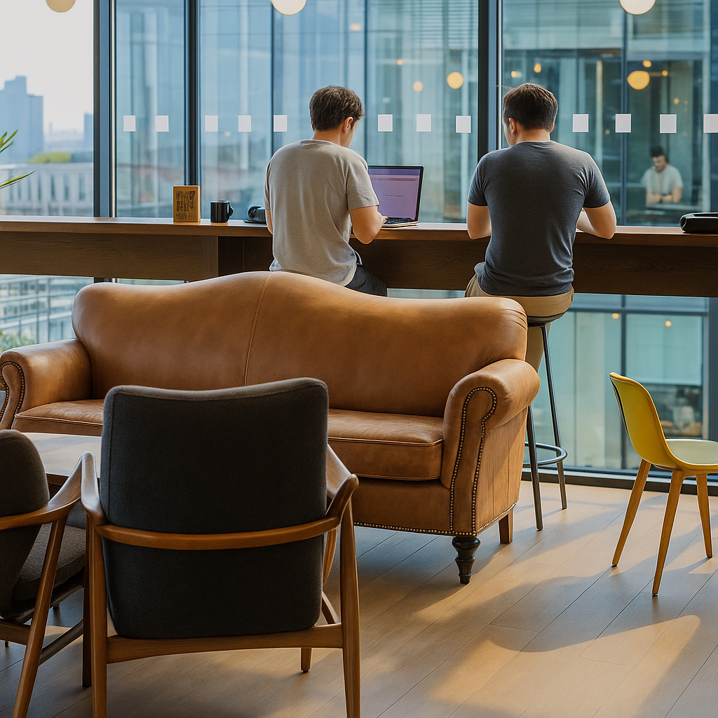 Modernes Unternehmen mit digitalisierten Prozessen